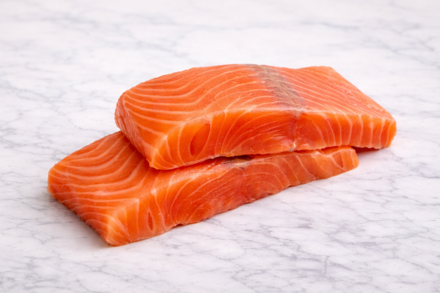 Lomos de Salmón Noruego sin Piel 125 gr uds