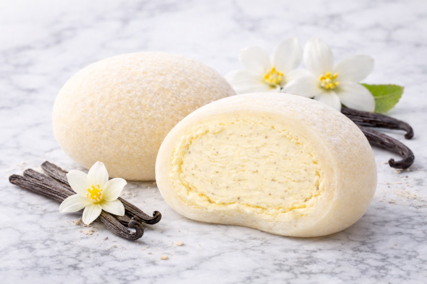 Mochi Vainilla - relleno de Helado