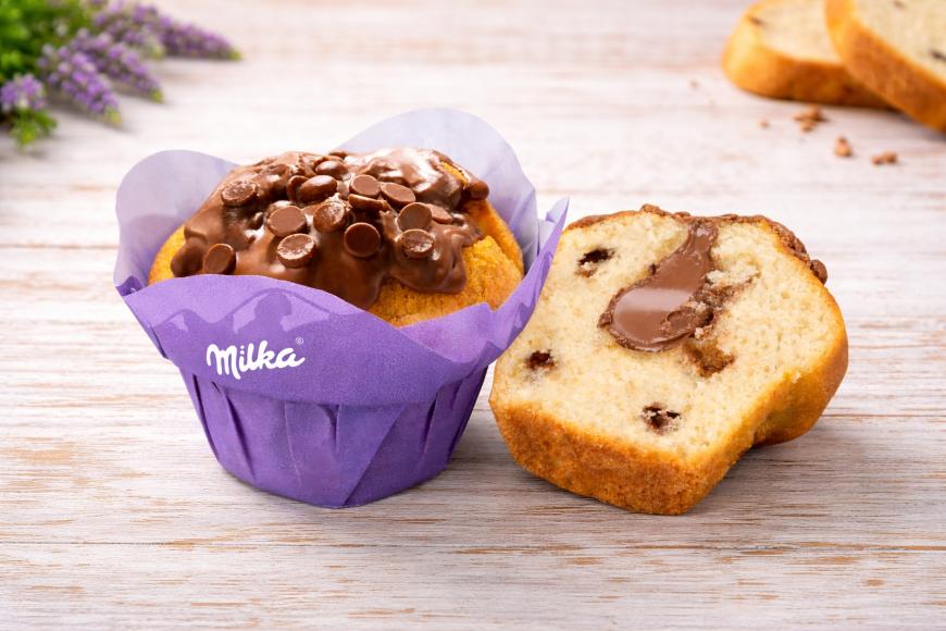 Muffins com MILKA relleno 110 g