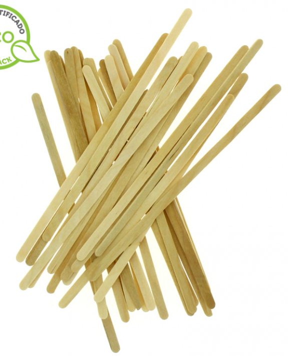 Pincéis de madeira 14 cm sem capa