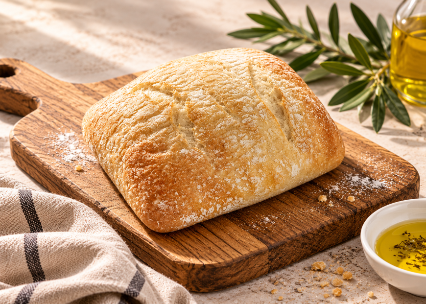 Pão Cristal pronto 11*11 - 80 g