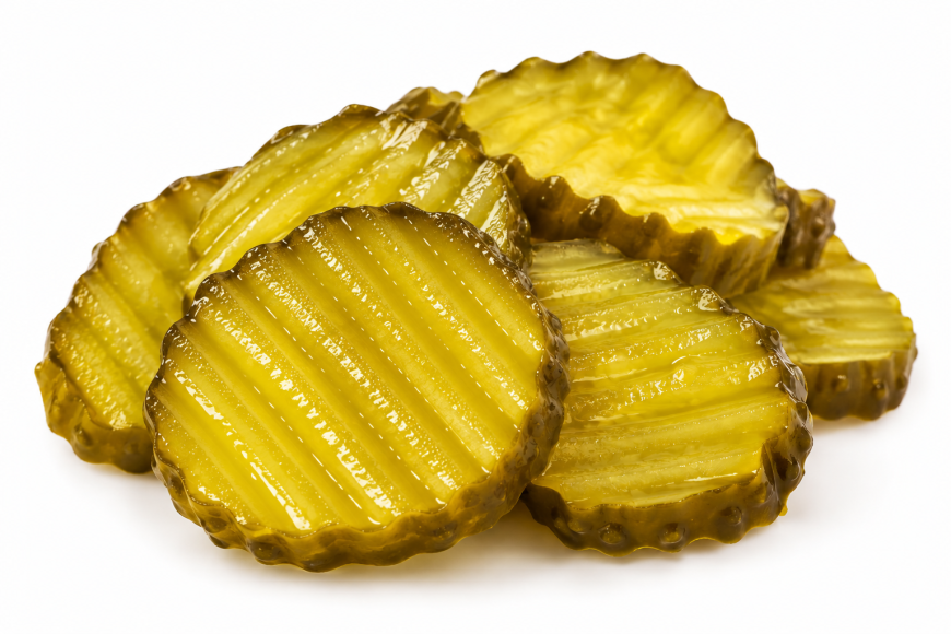 Cetriolini a fette Crinkle - in agrodolce