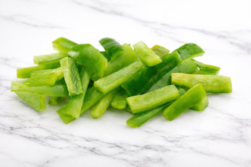 PIMIENTO VERDE TIRAS 6MM (10 kg)