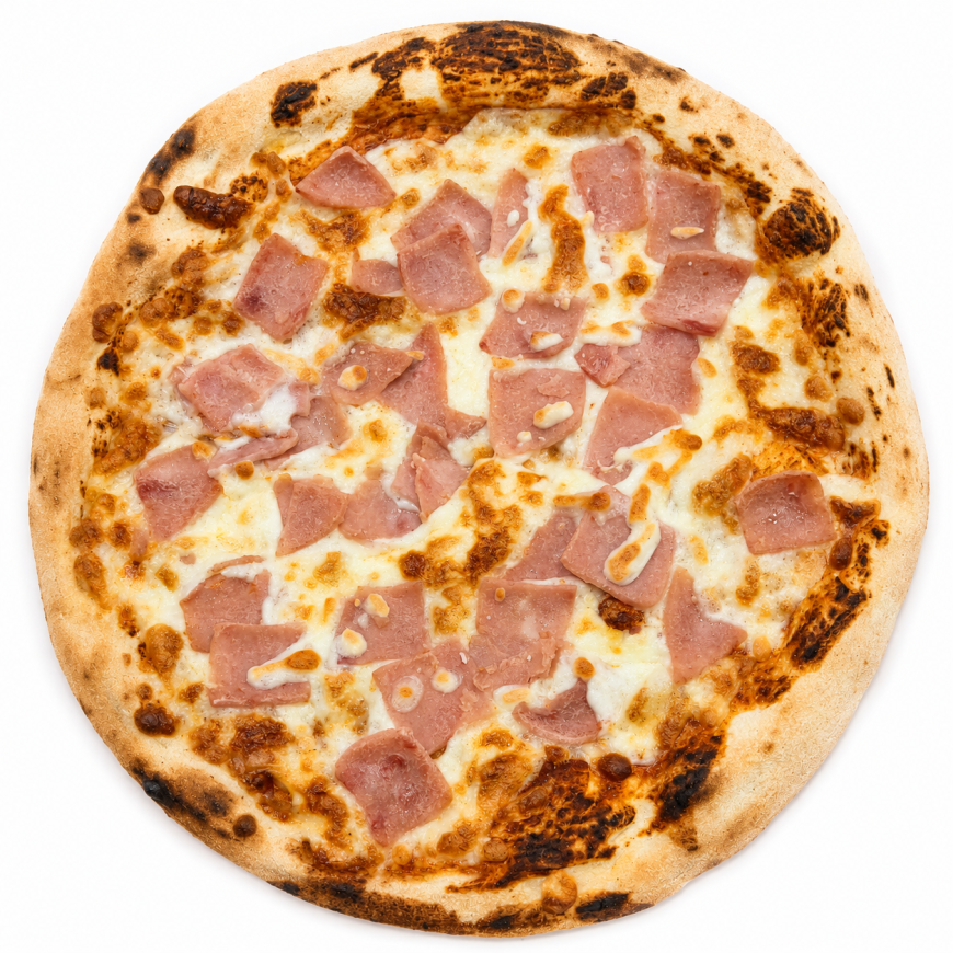 Pizza Napolitana Jamón York 28 cm