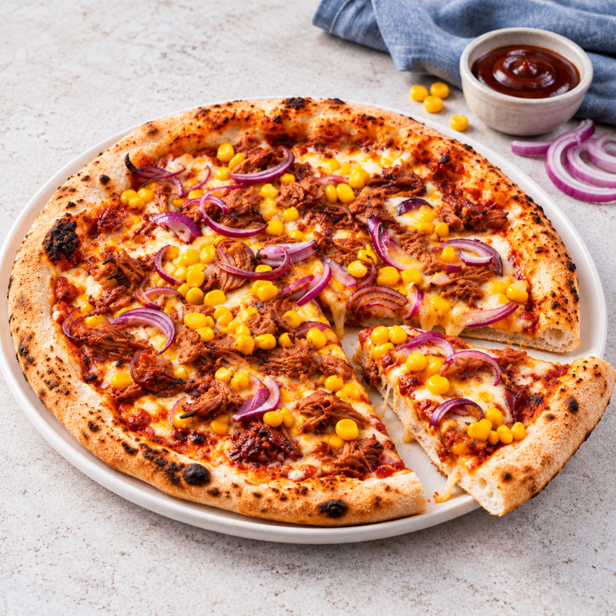 Pizza Napoletana Pulled Pork 28 cm