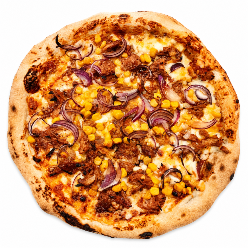 Pizza Napoletana Pulled Pork 28 cm