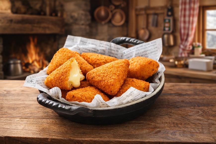 Swiss Style Cheese Wedges ( Bocaditos de Queso Suizo) 20gr