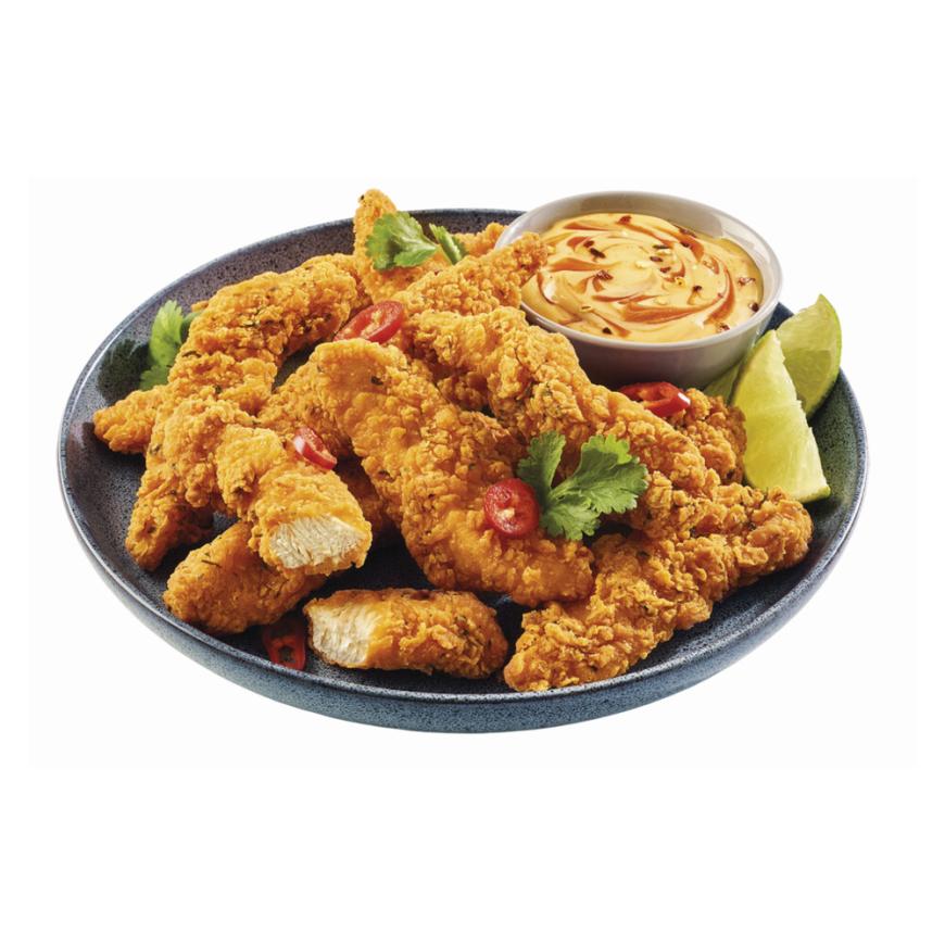 Tiras de Pollo al estilo Red Thai (35g Aprox./pieza)